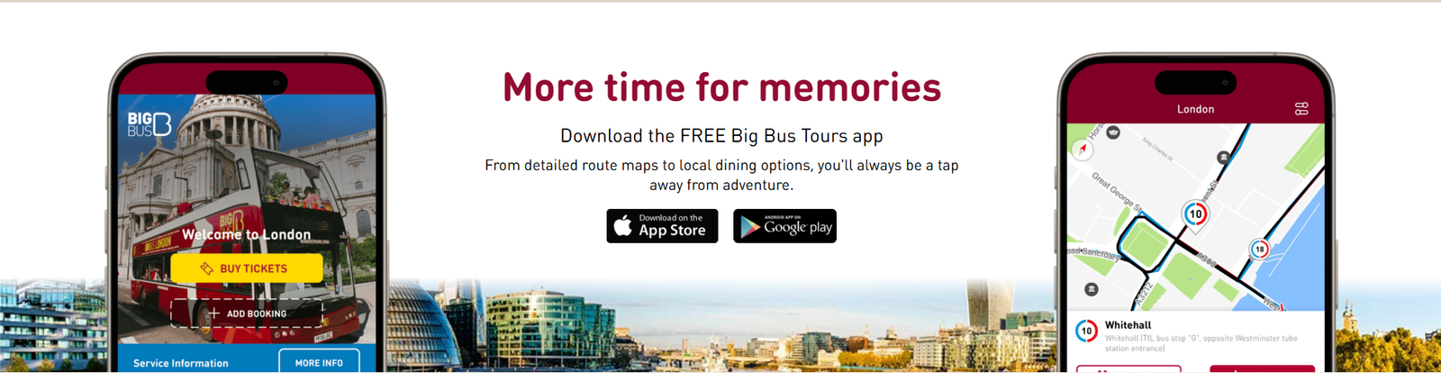 More time for memories